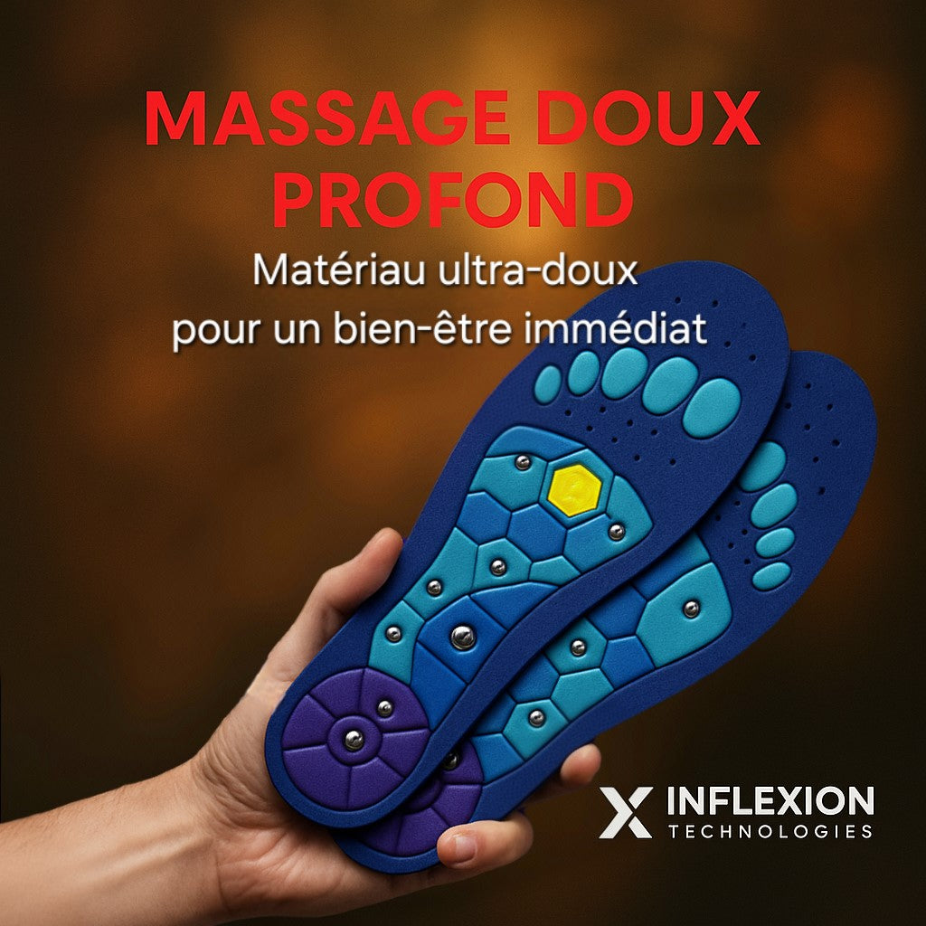 SEMELLES MAGNÉTIQUES ANTI-DOULEURS